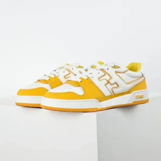 Fendi Mania Yellow and White Lifestyle Sneakers