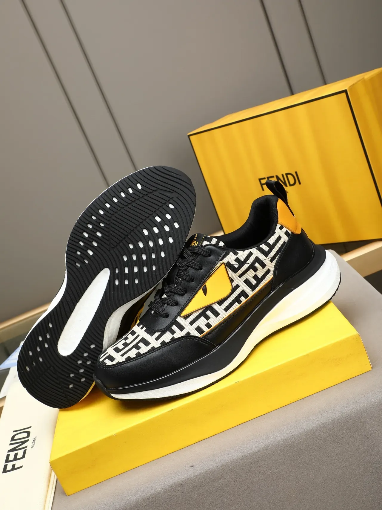 Fendi Monster Eye FF Monogram Lifestyle Sneakers 5