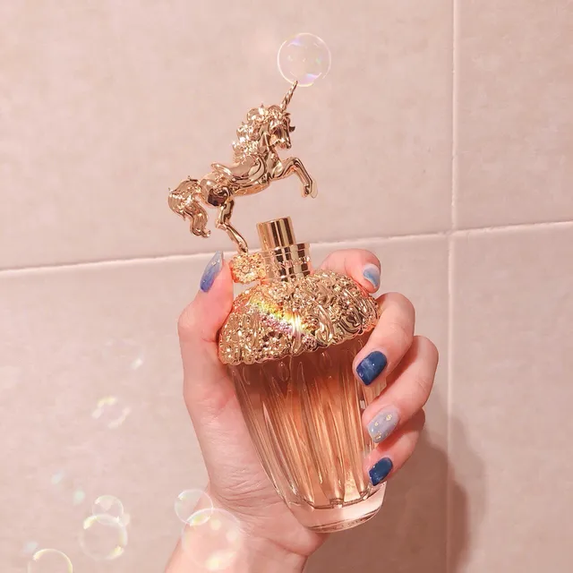Anna Sui Fantasia Rose-Gold Unicorn Ornate Perfume 3