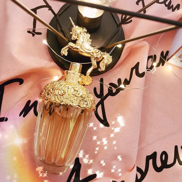 Anna Sui Fantasia Rose-Gold Unicorn Ornate Perfume 6