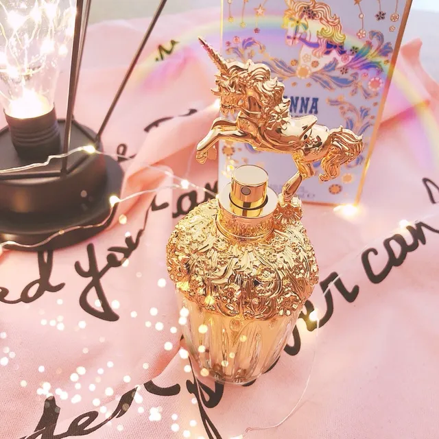 Anna Sui Fantasia Rose-Gold Unicorn Ornate Perfume 8