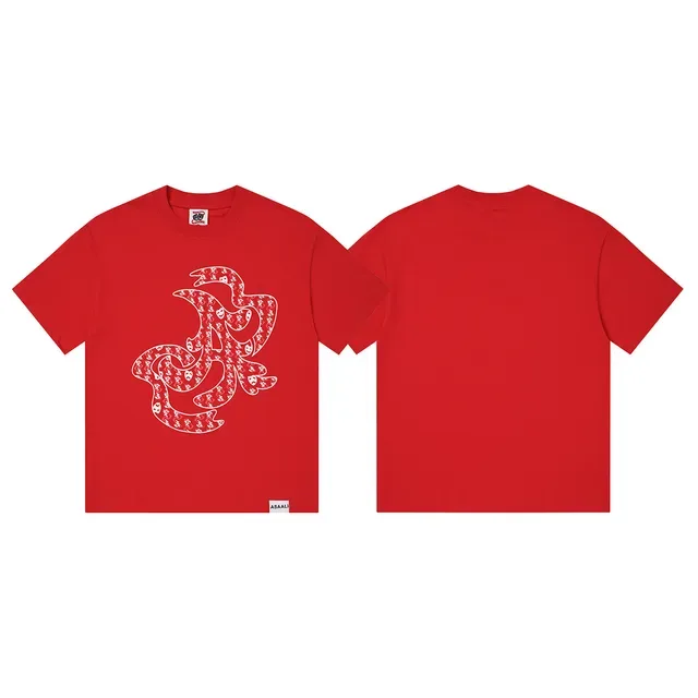ASAALI Graphic Print Oversized T-Shirt 3