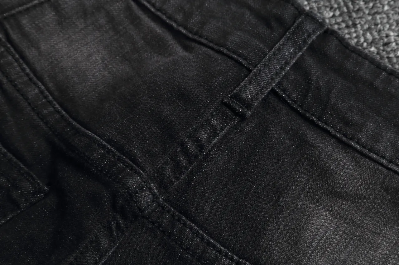 Black Distressed Cargo-Pocket Zipper-Accent Denim Shorts 4