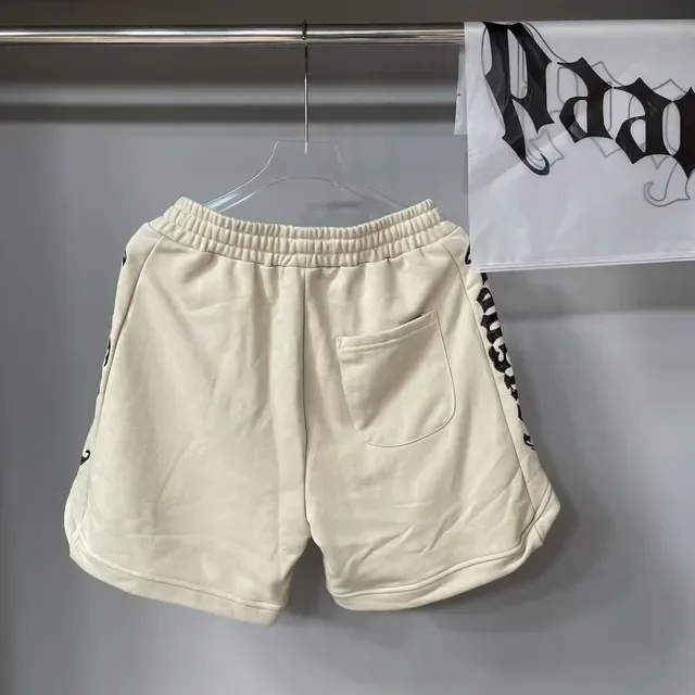 Black Graphic-Print Drawstring Waist Shorts 12