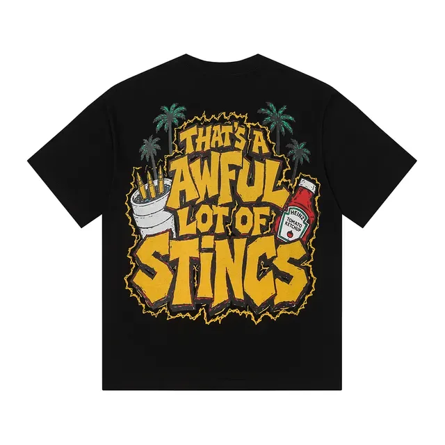 Black Graphic Print Oversized T-Shirt 7