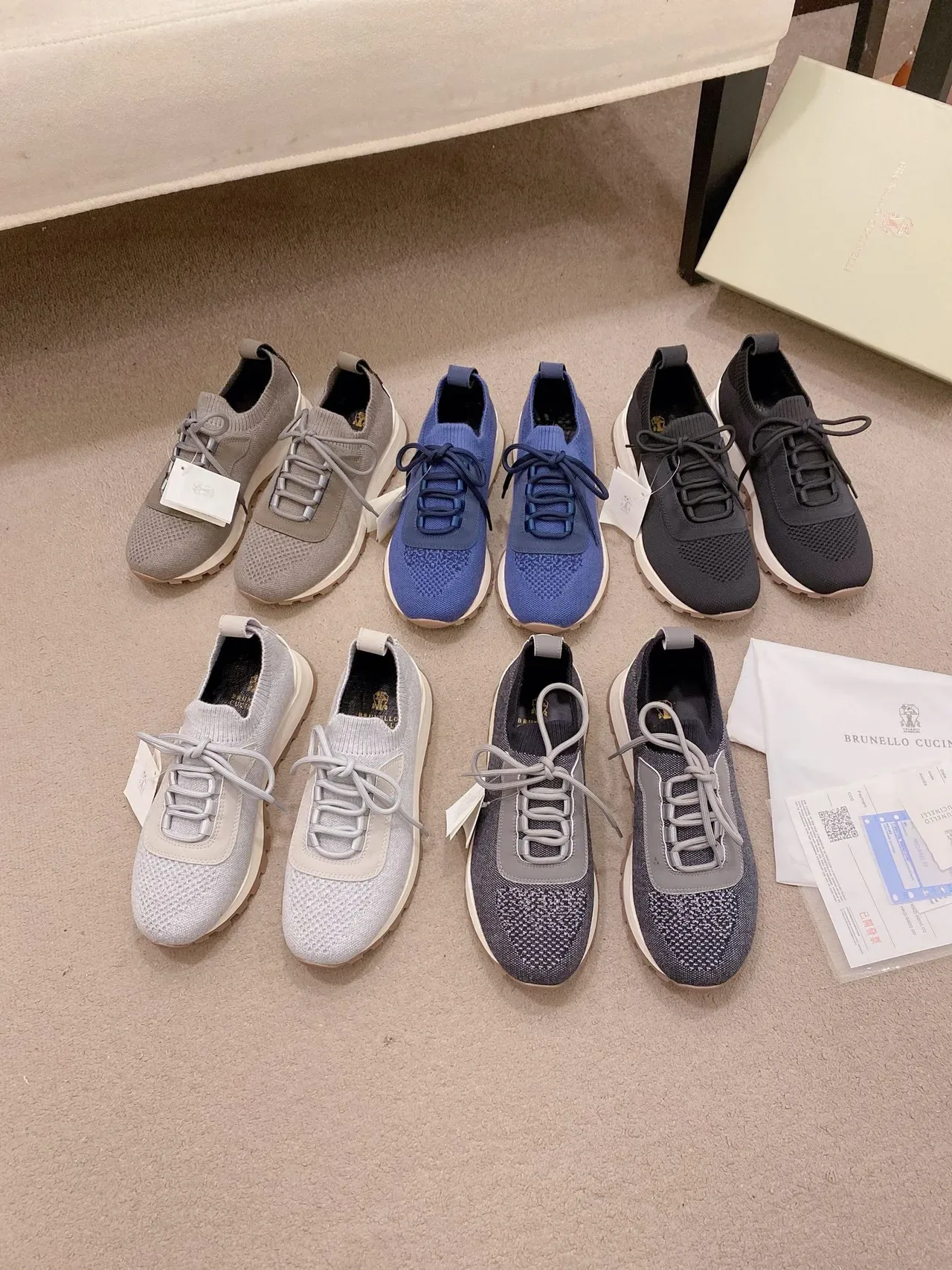 Black Knit Lace-Up Lifestyle Sneaker 2