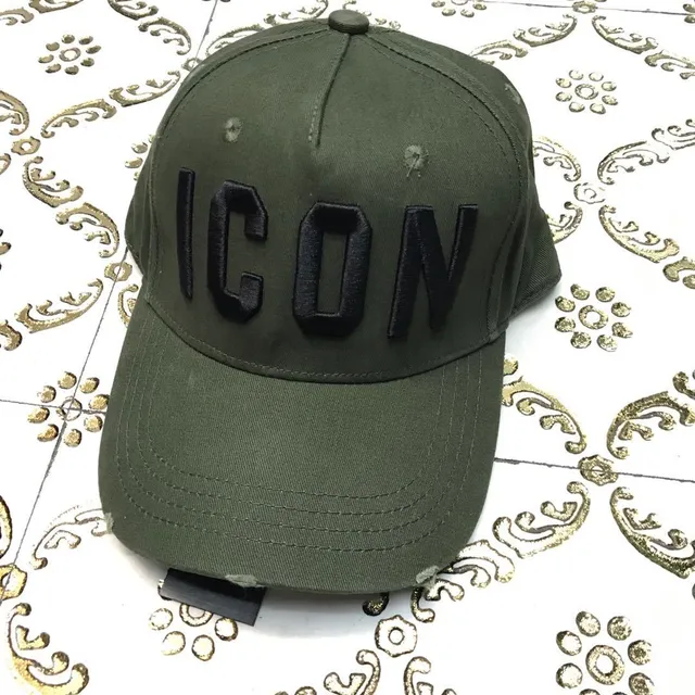 Black White Embroidered Block-Letter Front Panel Structured Crown Baseball Cap 2