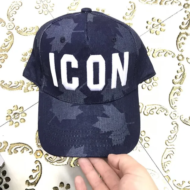Black White Embroidered Block-Letter Front Panel Structured Crown Baseball Cap 3