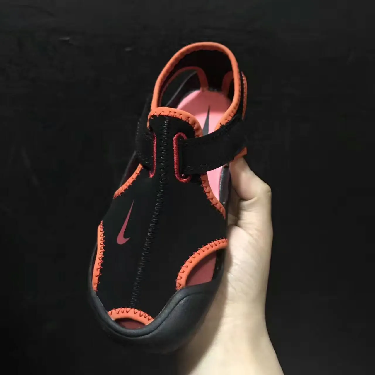 Blue and Orange Adjustable Strap Casual Sandal 12