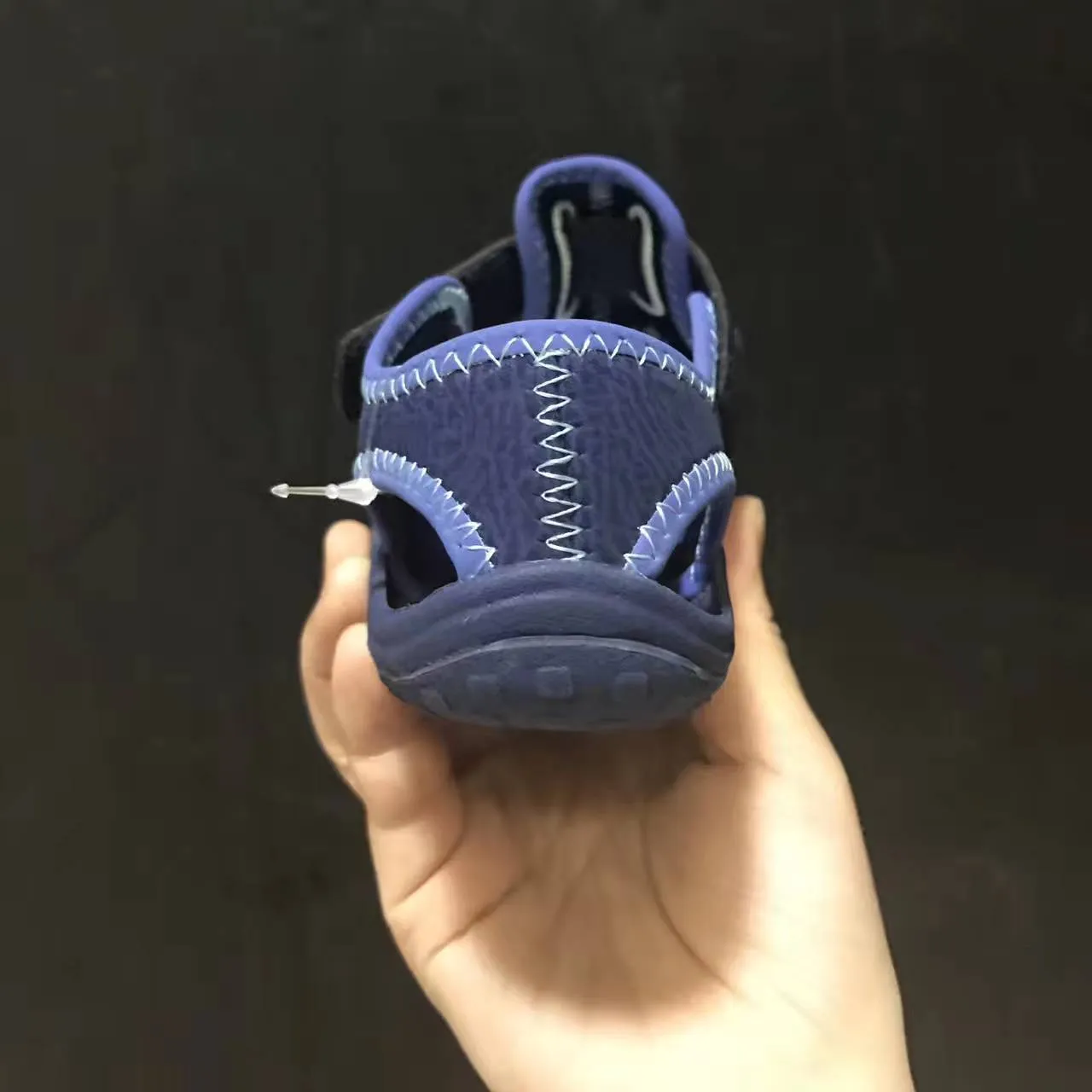 Blue and Orange Adjustable Strap Casual Sandal 24