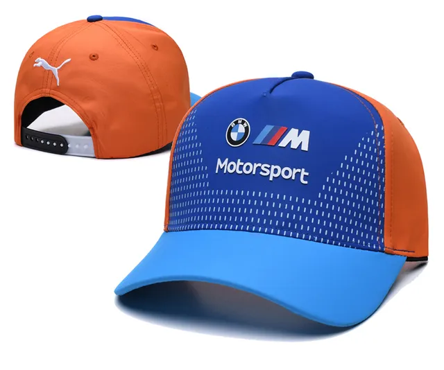 BMW Motorsport Logo brodé Noir Rouge Bleu Casquette de baseball 9