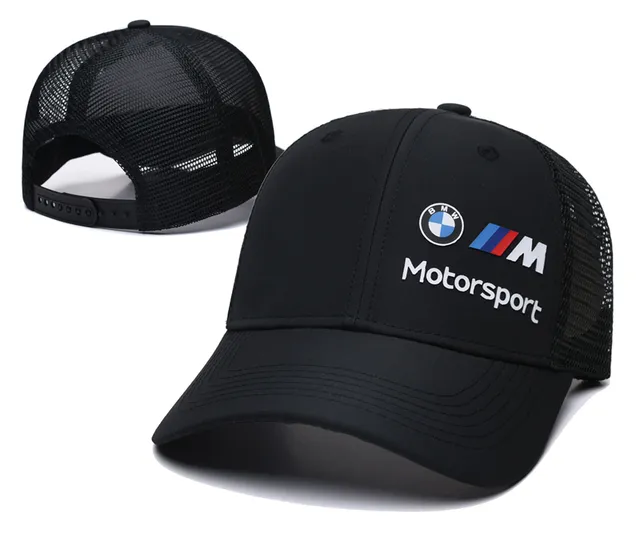 BMW Motorsport Logo brodé Noir Rouge Bleu Casquette de baseball 10