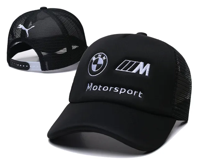 BMW Motorsport Logo brodé Noir Rouge Bleu Casquette de baseball 11