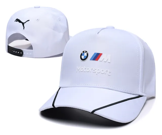 BMW Motorsport Logo brodé Noir Rouge Bleu Casquette de baseball 12