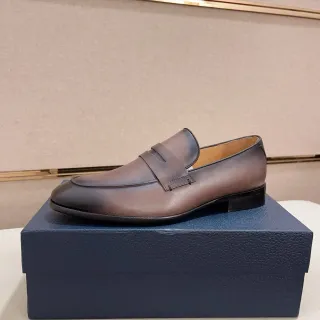 棕色 黑色 Penny Moccasin-缝制 Vamp 乐福鞋