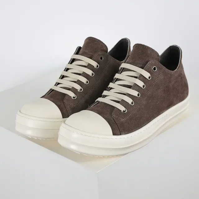 Brown Suede Platform Lace-Up Lifestyle Sneakers 2