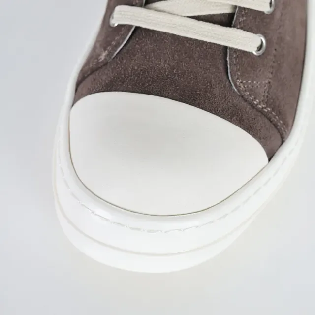 Brown Suede Platform Lace-Up Lifestyle Sneakers 5