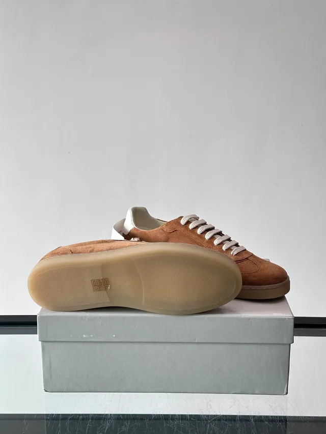 Brunello Cucinelli Suede Low-Top Lifestyle Sneakers 2