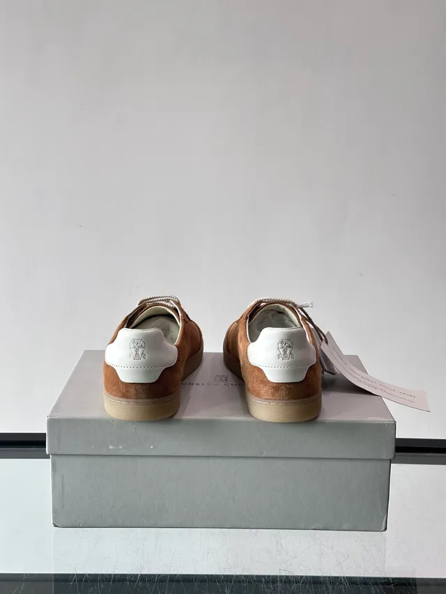 Brunello Cucinelli Suede Low-Top Lifestyle Sneakers 3