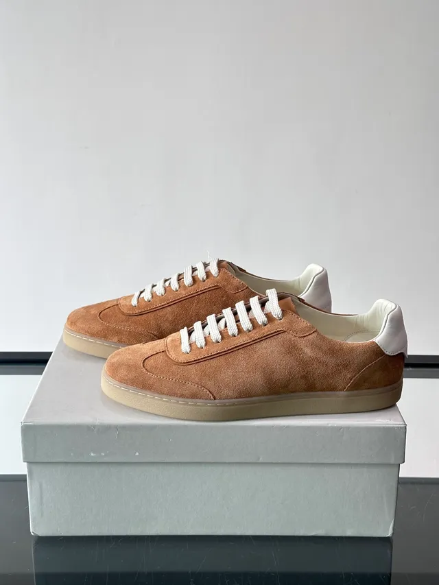 Brunello Cucinelli Suede Low-Top Lifestyle Sneakers 5