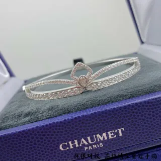 CHAUMET Brazalete de Motivo de Corona Pavé Doble Fila