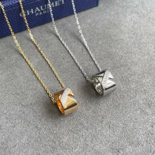 CHAUMET Liens Collection Geométrico X-Motif Pavé Diamond Colar