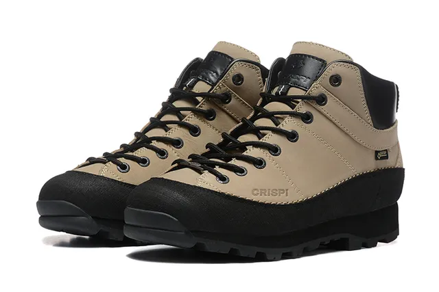 CRISPI Bege e Preto GORE-TEX Botas de trekking técnicas 4