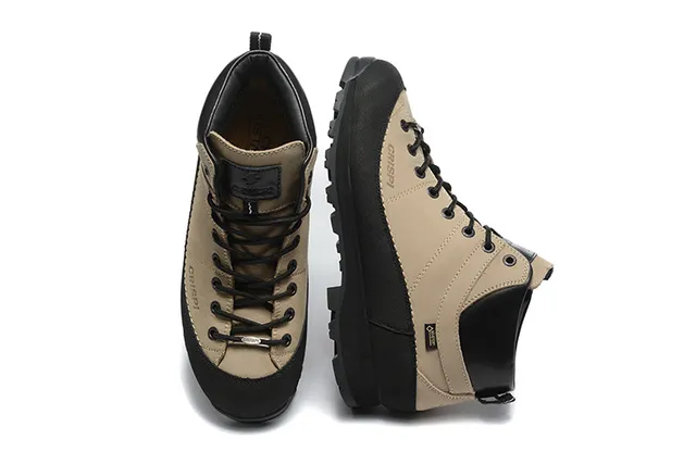 CRISPI Bege e Preto GORE-TEX Botas de trekking técnicas 7