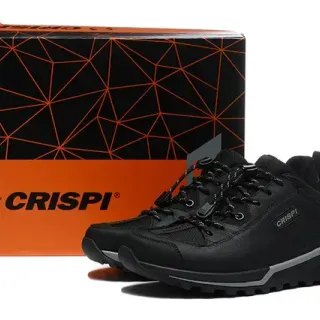 CRISPI Black and Gray Lifestyle Sneakers