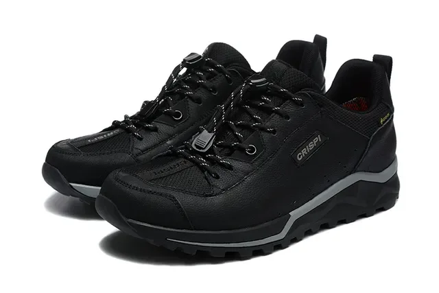 CRISPI Black and Gray Lifestyle Sneakers 4