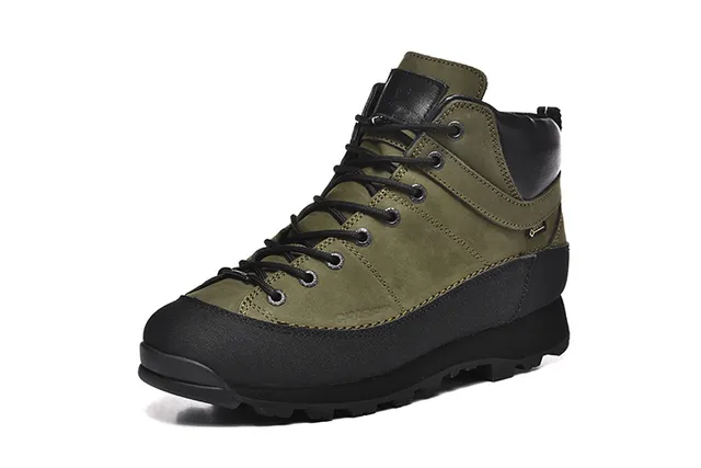 CRISPI Olive Green and Black Hiking Boots 21