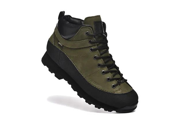 CRISPI Olive Green and Black Hiking Boots 24