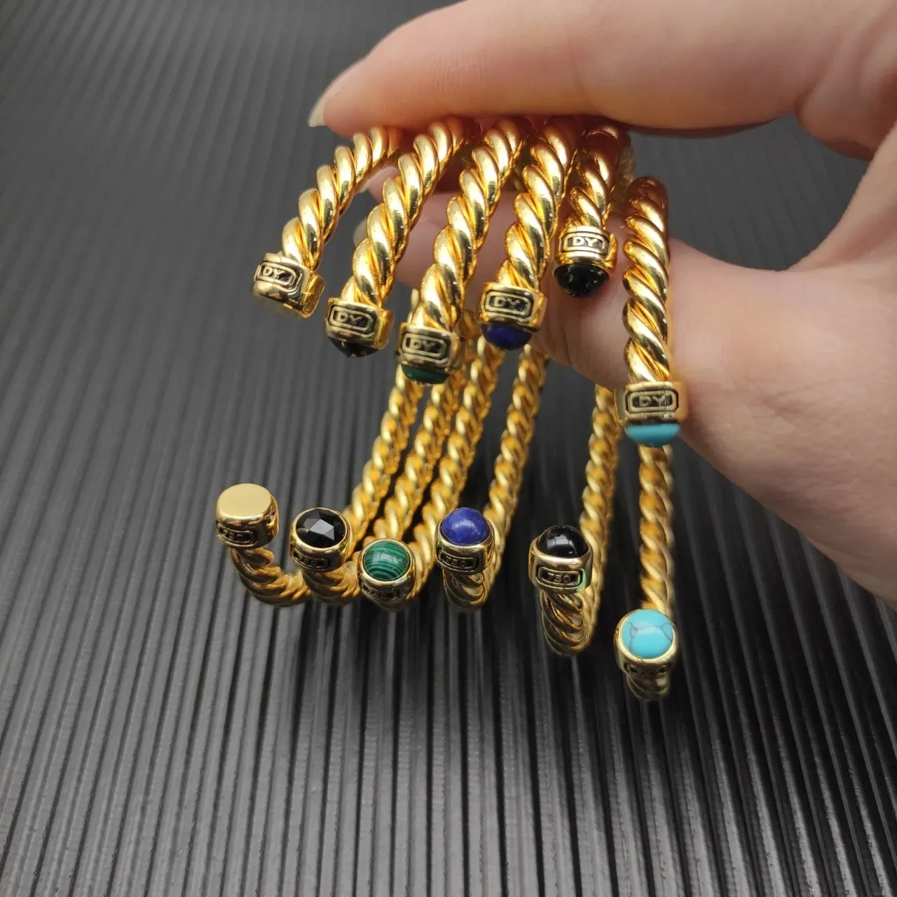 David Yurman Cable Classics Twisted Gold Bracelet 2