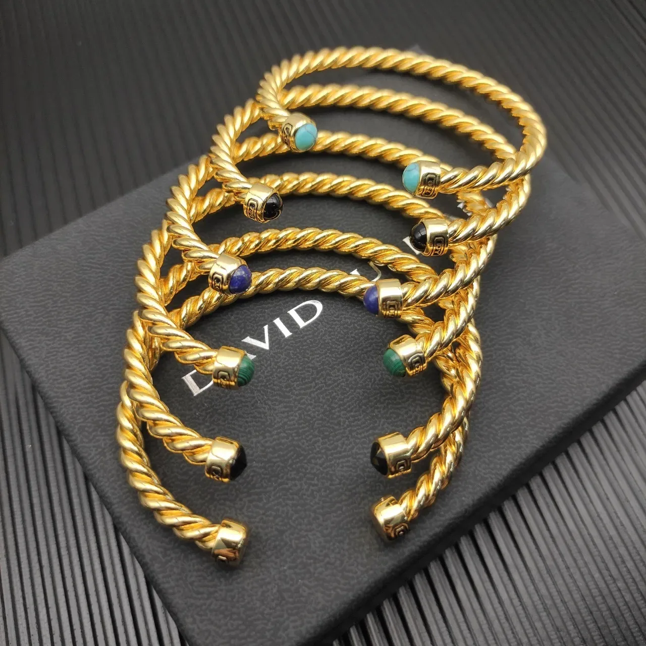 David Yurman Cable Classics Twisted Gold Bracelet 3