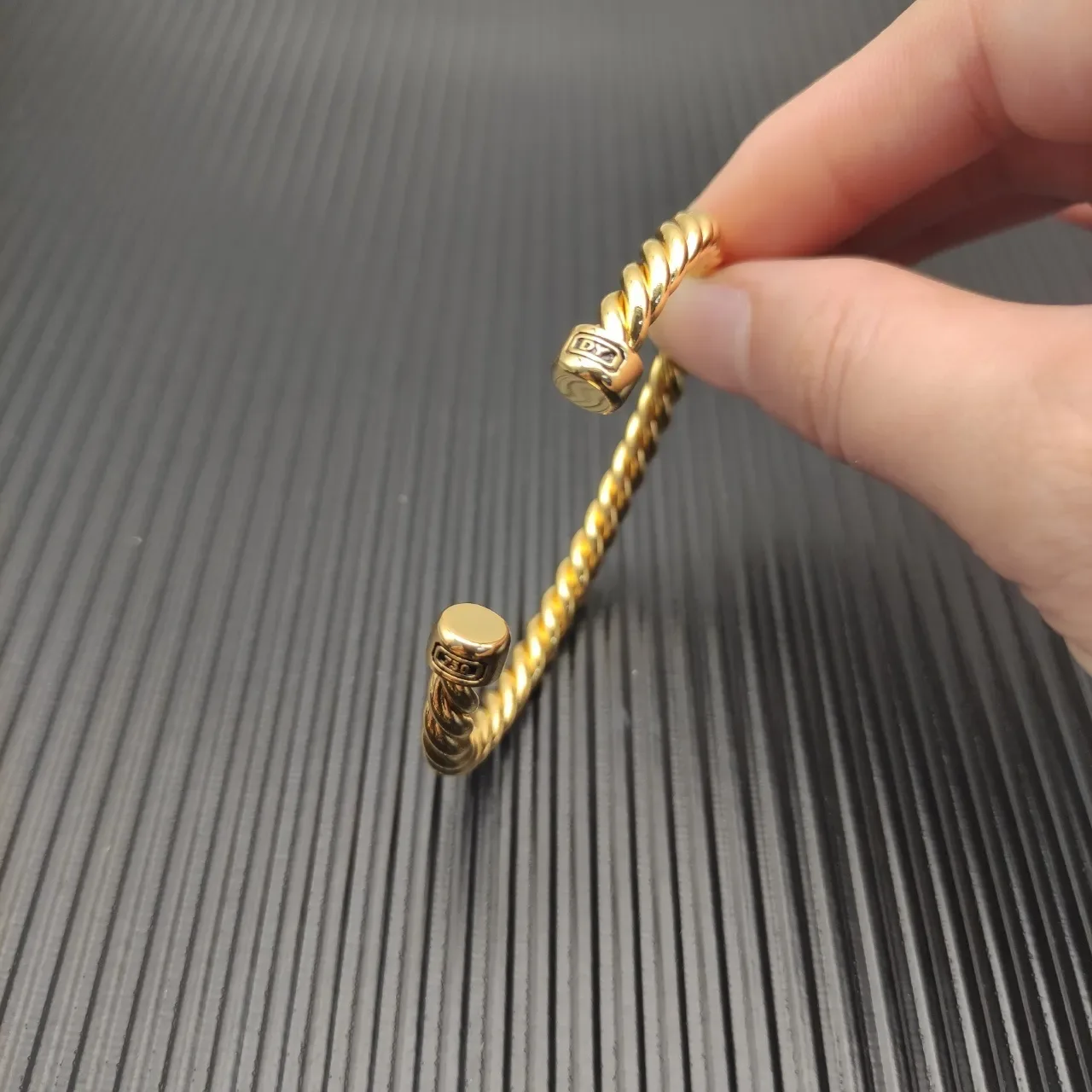 David Yurman Cable Classics Twisted Gold Bracelet 6