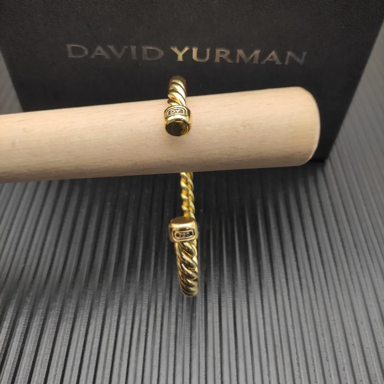 David Yurman Cable Classics Twisted Gold Bracelet 8