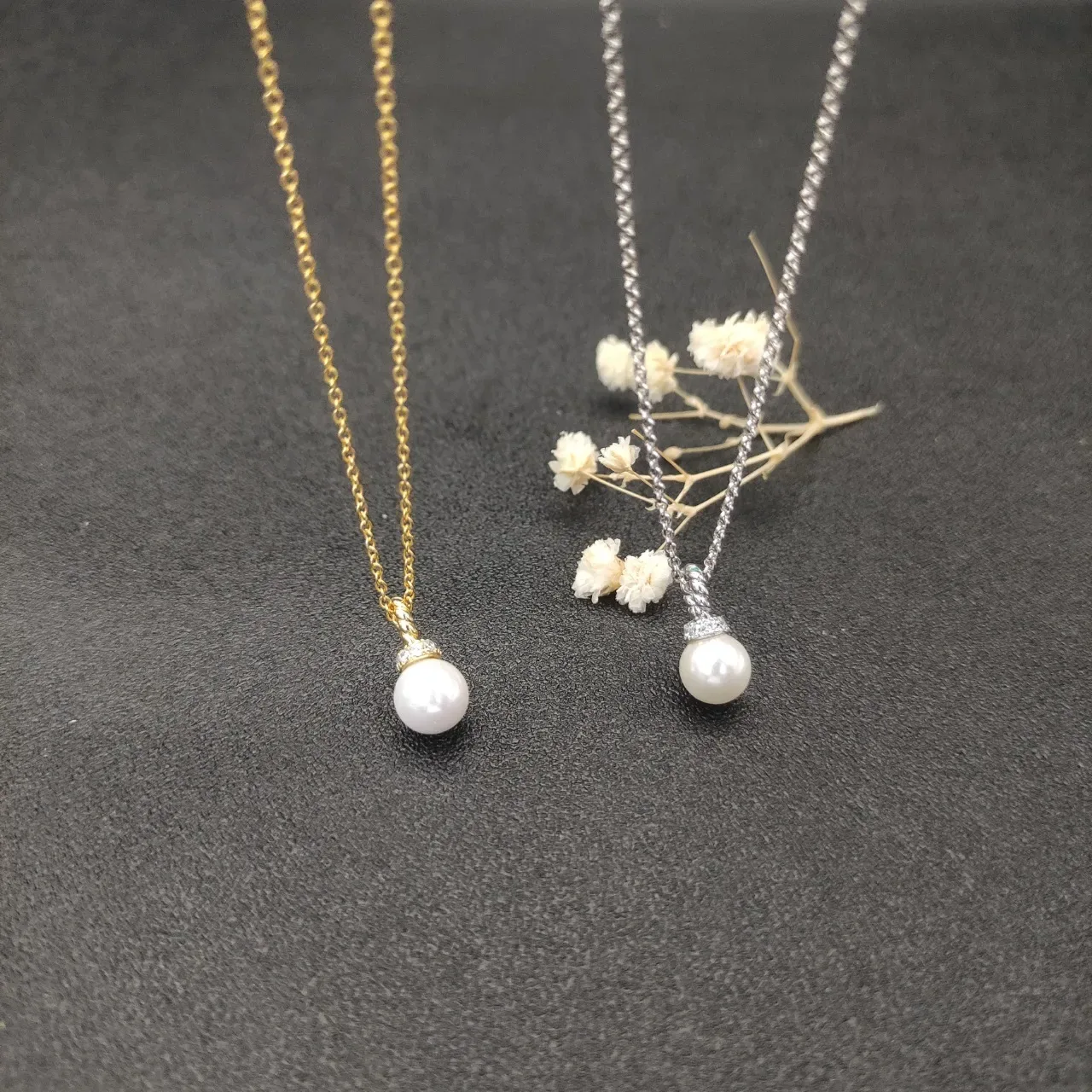 David Yurman Twisted Rope Pearl Drop Necklaces 4