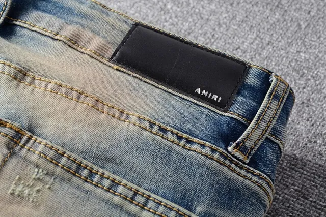 Distressed Light-Wash Moto-Style Jeans 8