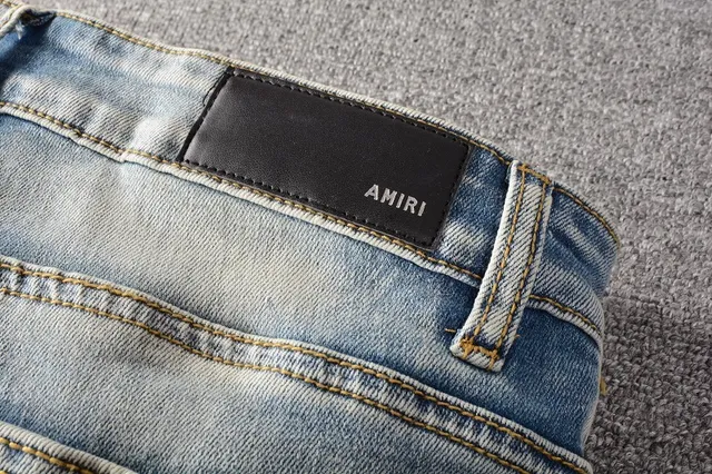 Distressed Light-Wash Slim-Fit Ripped Jeans 14