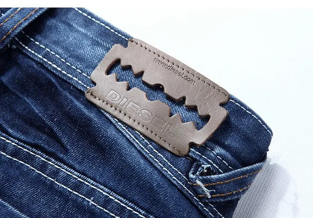 Distressed Mid-Thigh Blue Denim Shorts 5