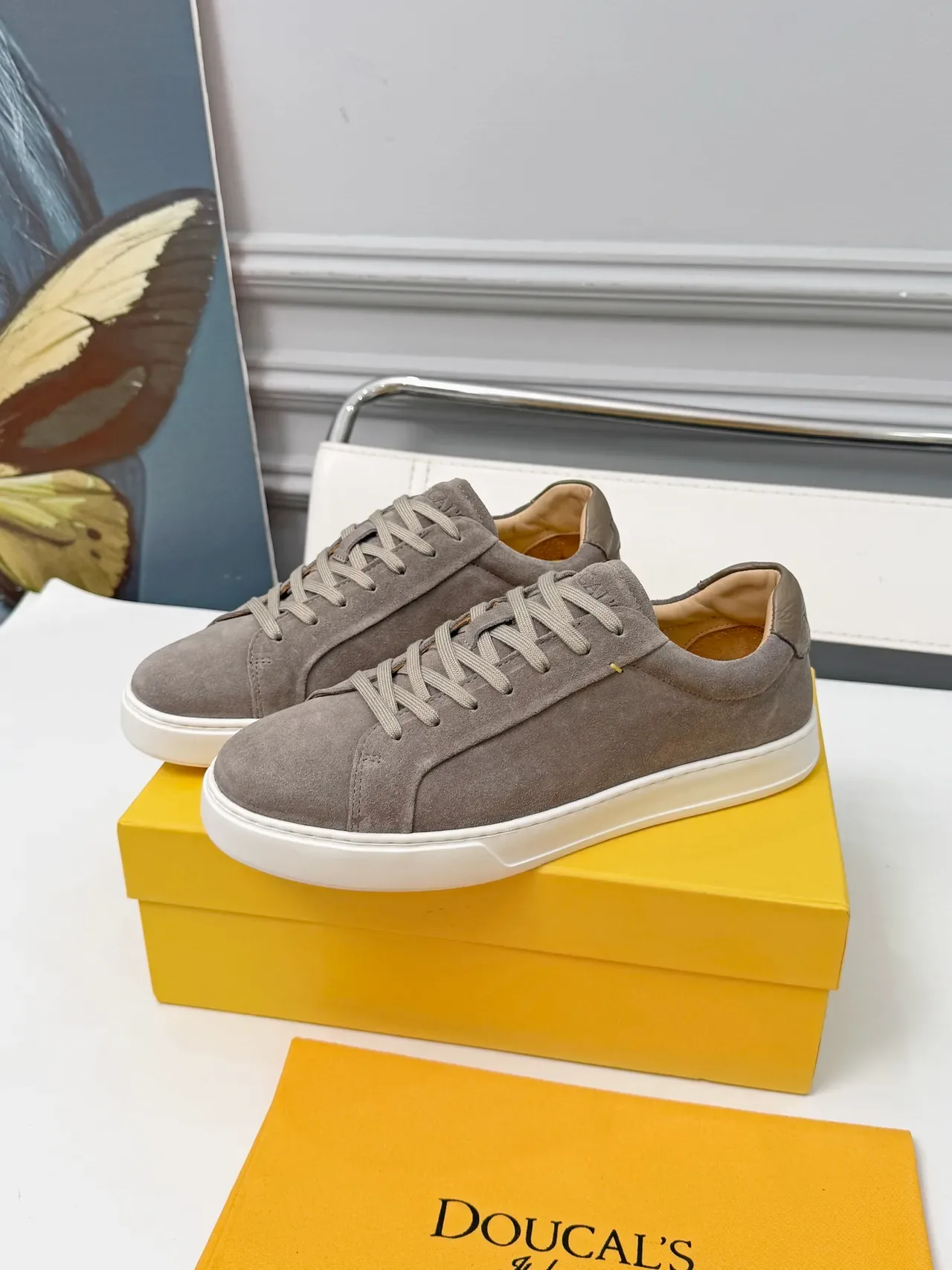 Doucal's Suede Low-Top Lifestyle Sneakers 3