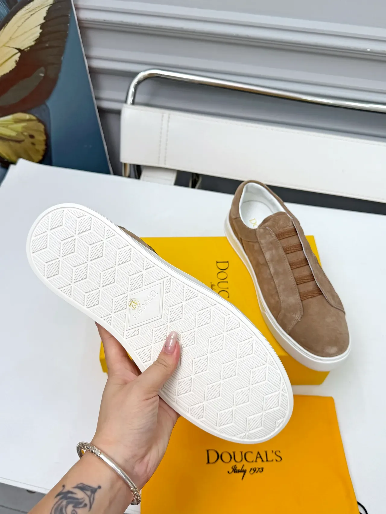 Doucal's Sneakers Lifestyle Slip-On en Suède 2