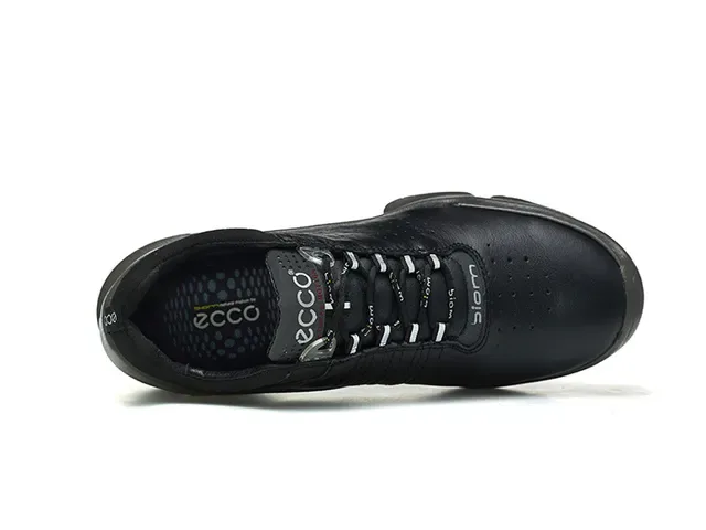 ECCO Biom Black Purple Perforated Leather Upper Sculpted Biomechanical Midsole Lifestyle Sneakers 2