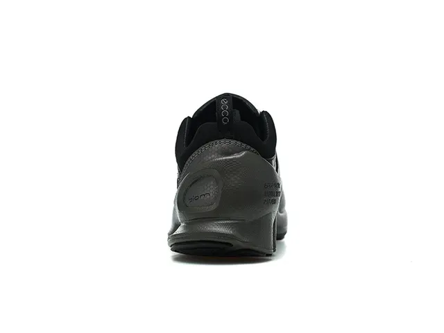 ECCO Biom Black Purple Perforated Leather Upper Sculpted Biomechanical Midsole Lifestyle Sneakers 5