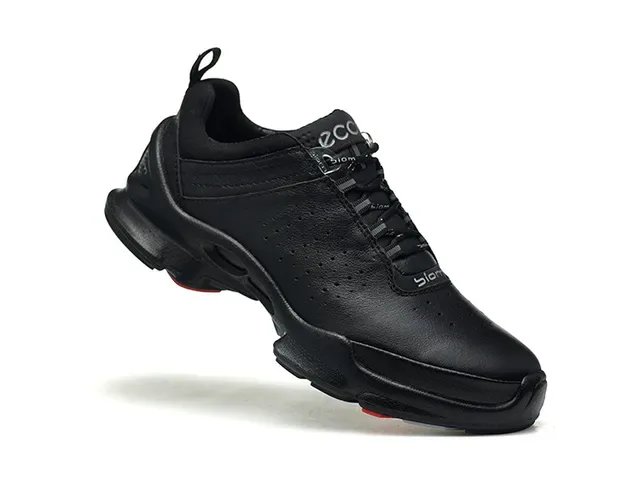 ECCO Biom Black Purple Perforated Leather Upper Sculpted Biomechanical Midsole Lifestyle Sneakers 10