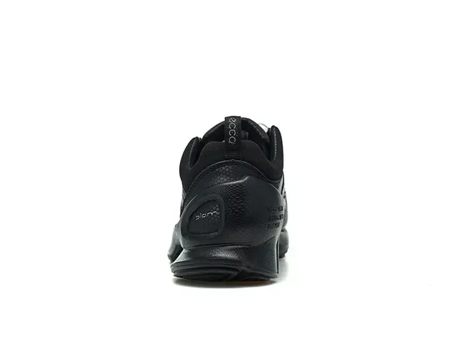 ECCO Biom Black Purple Perforated Leather Upper Sculpted Biomechanical Midsole Lifestyle Sneakers 13