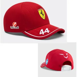 Ferrari Scuderia #44 लाल বেসবল ক্যাপ