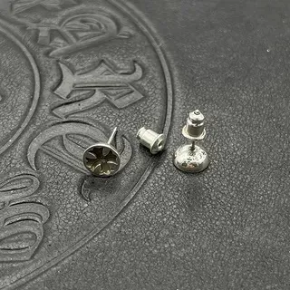 Floral Starburst Cutout Gold and Silver Stud Earrings 3
