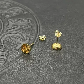 Floral Starburst Cutout Gold and Silver Stud Earrings 5