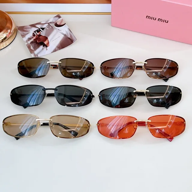 Gold Frame Amber Lens Black Temple Sunglasses 3